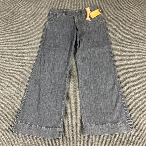 Lee Pants Womens 12 M Blue Colorwash Khakis One True Fit‎ Bootcut 34x32 Mid NWT - Picture 1 of 16